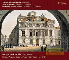 Haydn, Johann Michael: Menuette / Joseph Haydn: Sinfonia concertante /Mozart: Symphony No. 41 „Jupiter“
